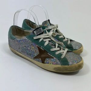 Golden Goose Superstar Sneaker Glitter Size 39